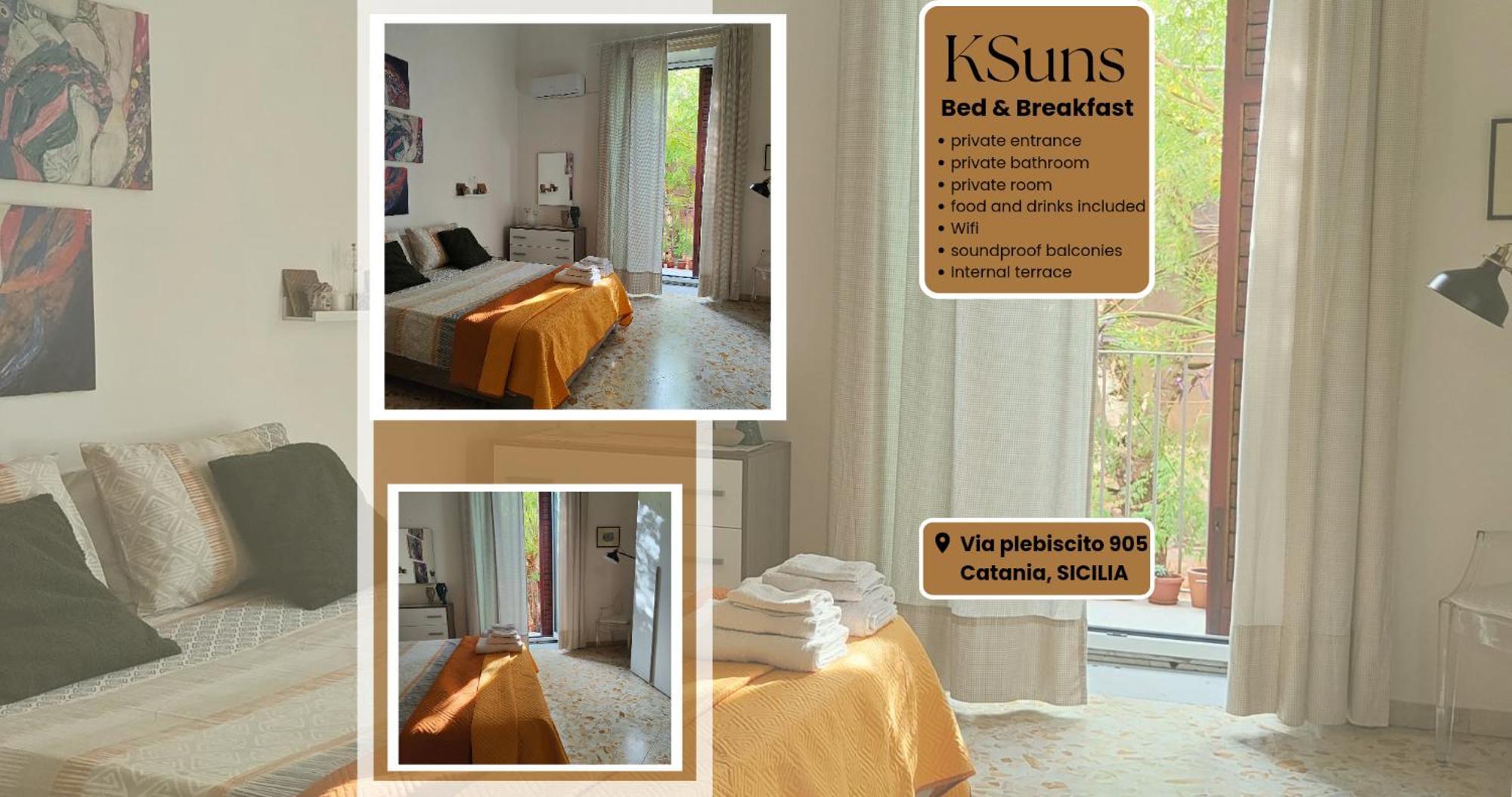 Ksuns Bed & Breakfast Catania Exterior photo